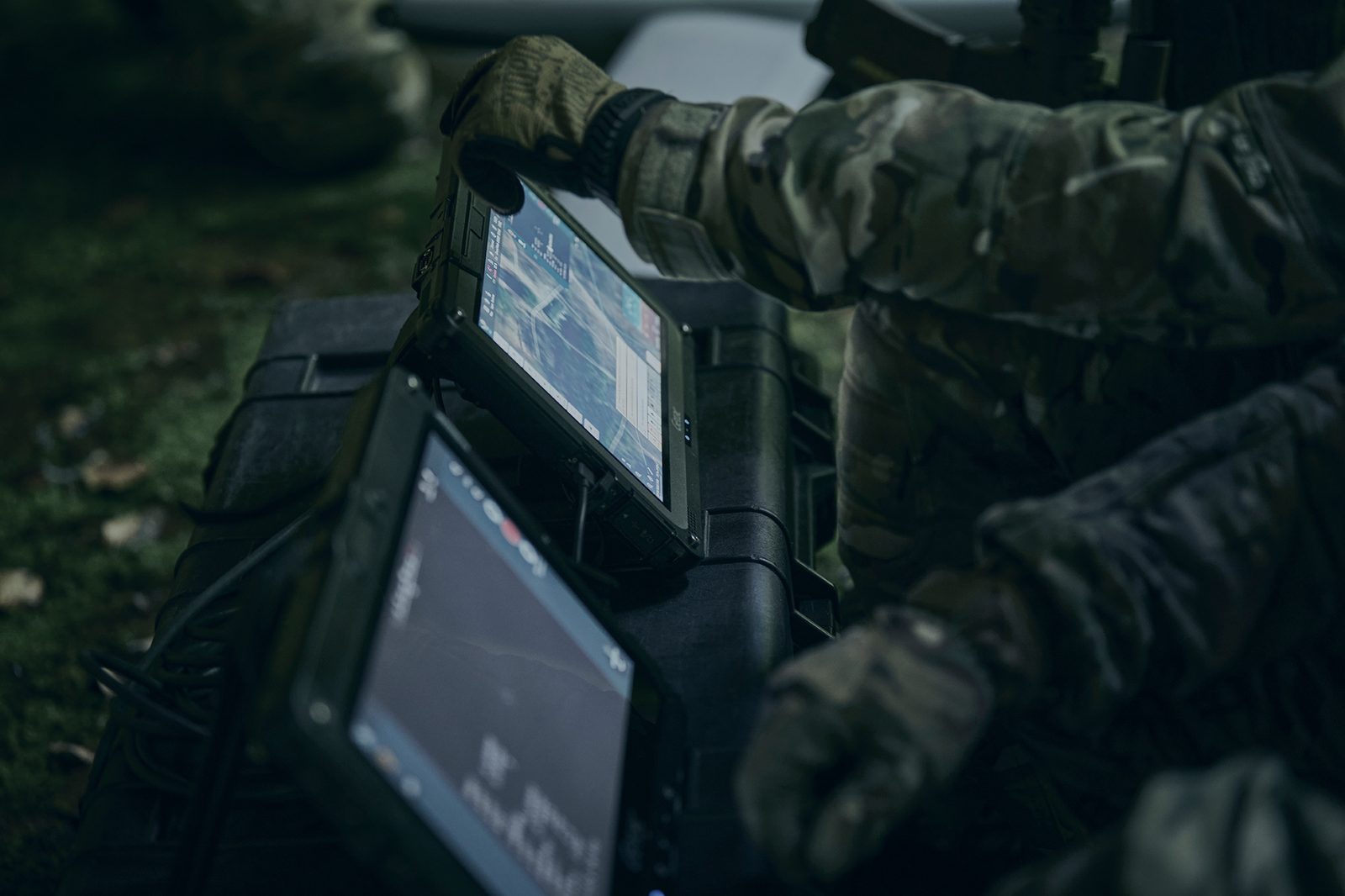 Operators using Sky-Watch mission software